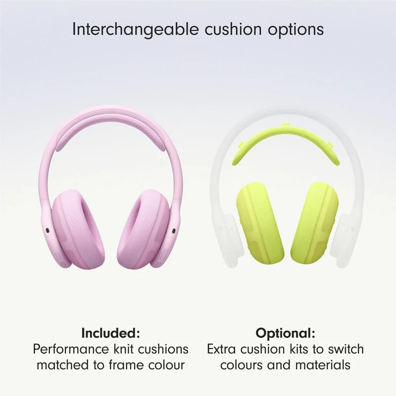 Beats 360 Over-Ear Headphones (Pink with Pink Performance Knit Cushions)