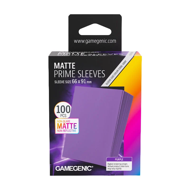 Gamegenic Matte Prime 100ct Purple Sleeves