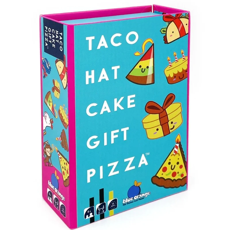 Blue Orange Games Taco Hat Cake Gift Pizza Party Game