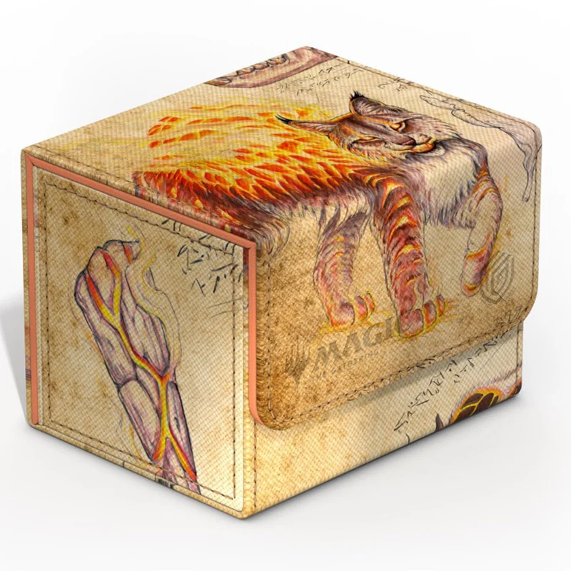 Ultimate Guard Sidewinder 100+ Xenoskin Deck Box - MTG Bloomburrow - Sunspine Lynx