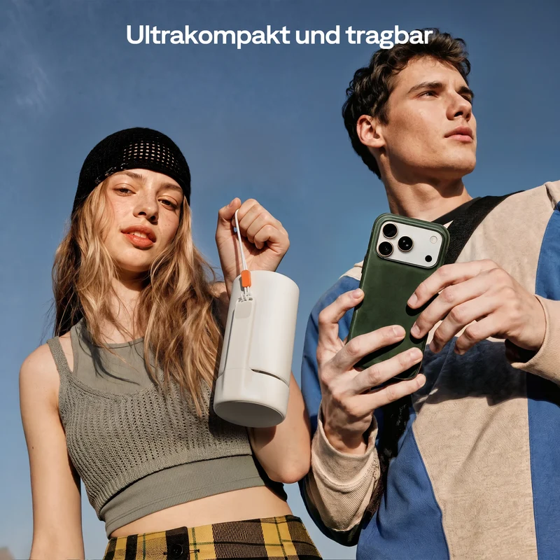 Aurzen EAZZE E1 Mini Beamer mit Netflix, Smart Heimkino Projektor