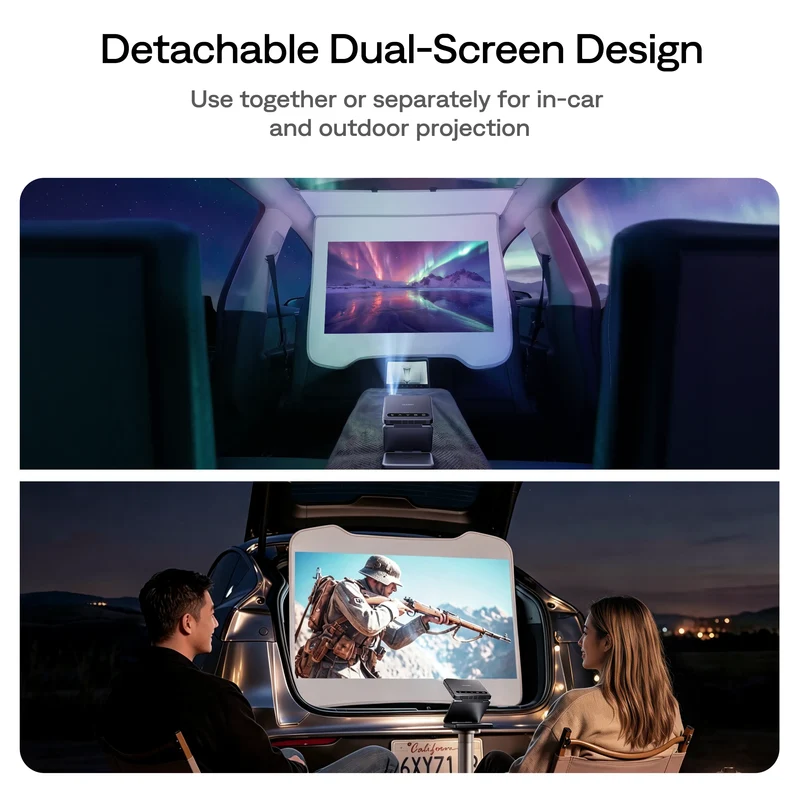Aurzen TravelPlay AutoCinema Screen for Tesla Model Y