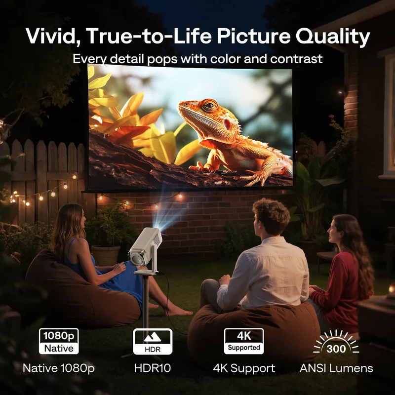 Aurzen BOOM air Google TV Smart Projector