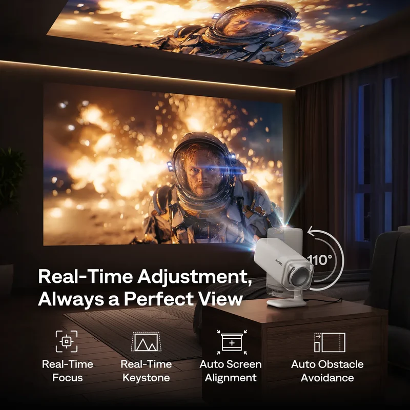 Aurzen BOOM air Google TV Smart Projector
