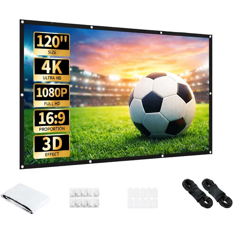 Aurzen 120" Portable Projector Screen