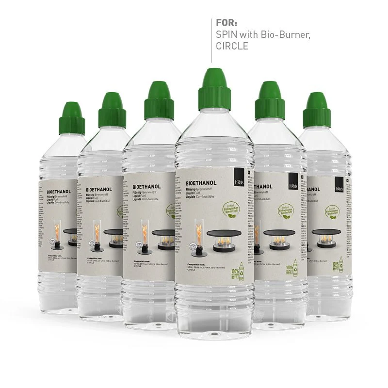 Bioethanol 6er Pack (Flüssig-Brennstoff)