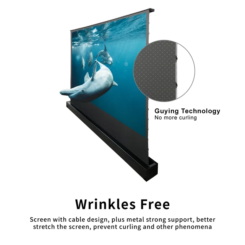 ALR Bodenleinwand Perforierte Akustik Edgefree