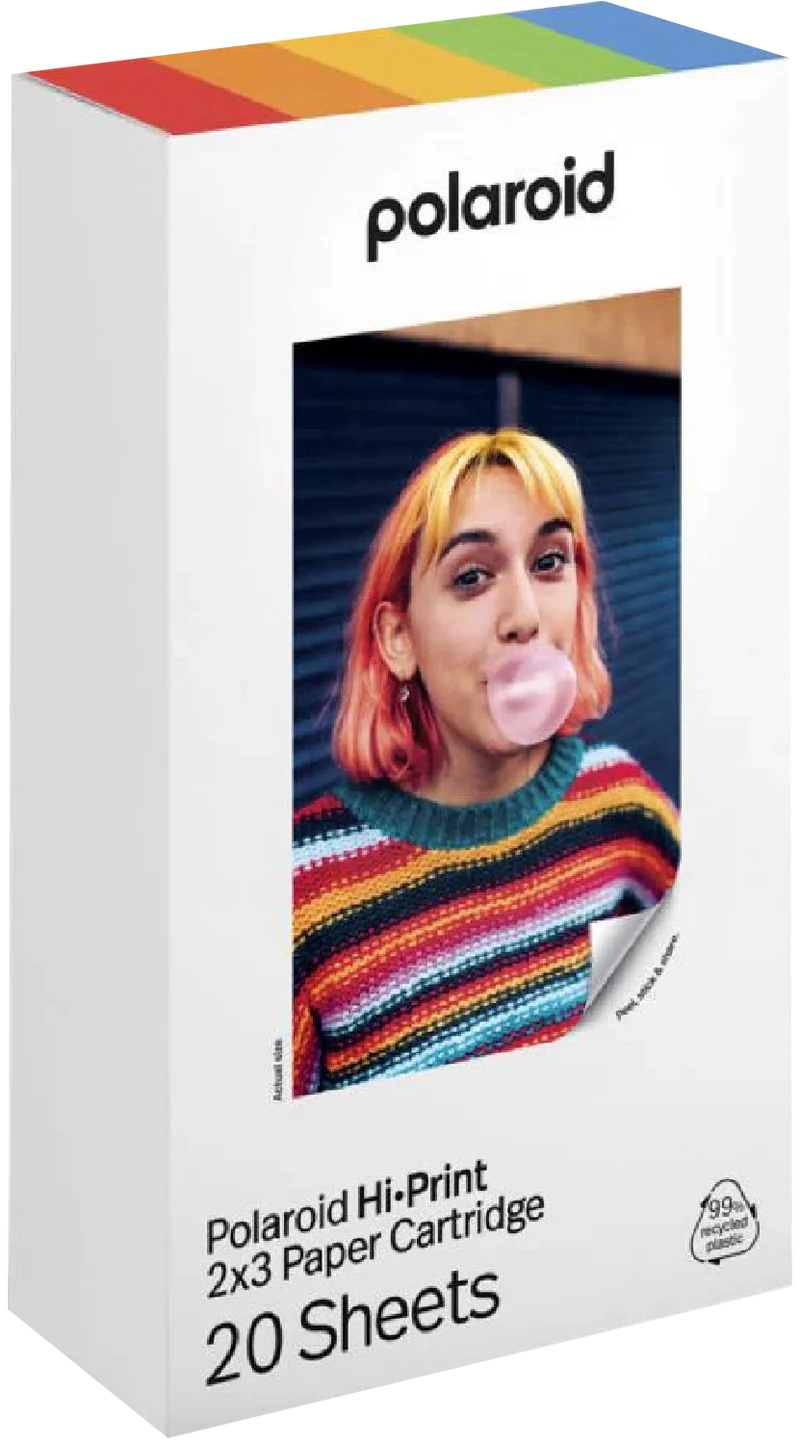 Polaroid HiPrint Gen 2 2x3 Paper Cartridge - 20 Sheets