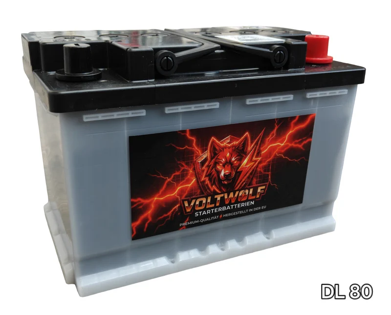 Starterbatterie Voltwolf DL 80 (60Ah) SLI *30 Monate Garantie*