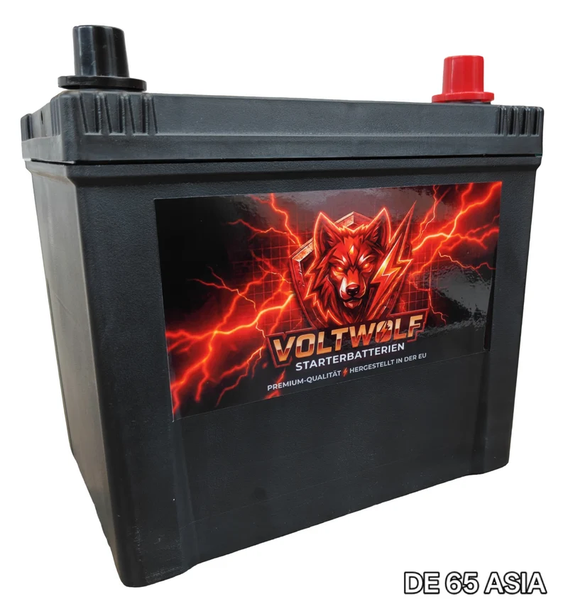 Starterbatterie Voltwolf DE 65 EFB ASIA (65Ah) *30 Monate Garantie*