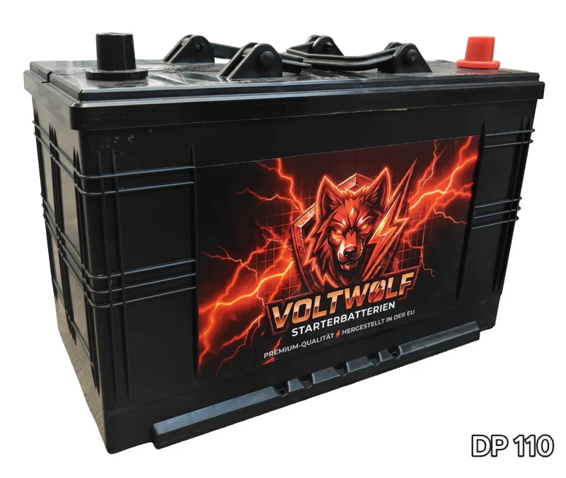 Starterbatterie Voltwolf DP 110 (110Ah) SLI *30 Monate Garantie*