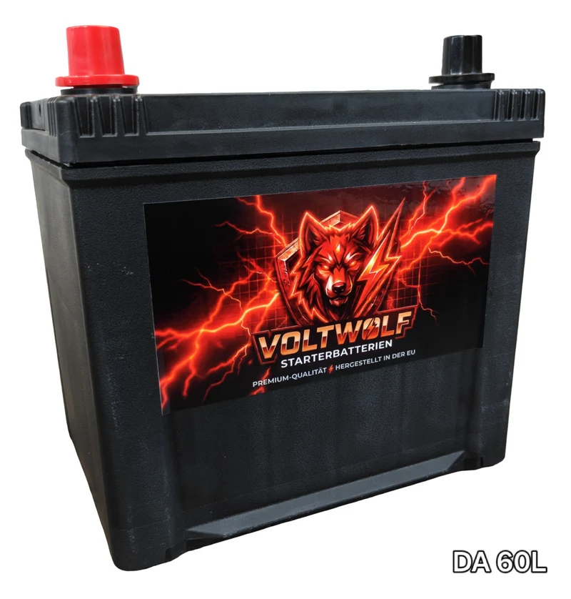 Starterbatterie Voltwolf DA 60L (60Ah) SLI *30 Monate Garantie*