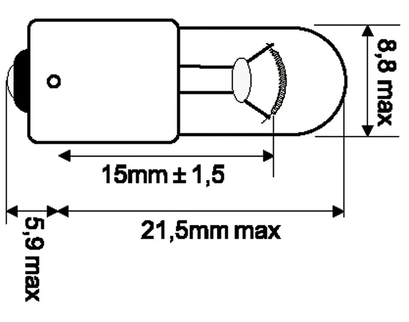 Osram Glühlampe BA9s 24V 4W HD - 1 - Stück