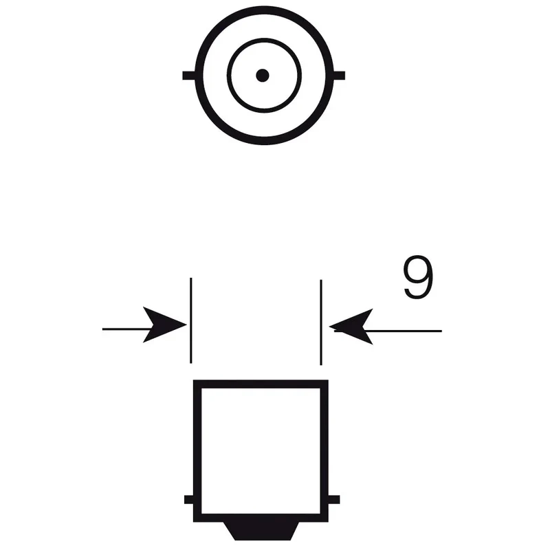 Osram Glühlampe BA9s 24V 4W HD - 1 - Stück