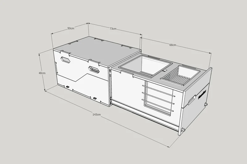 Moonbox Kitchenbox - Natur