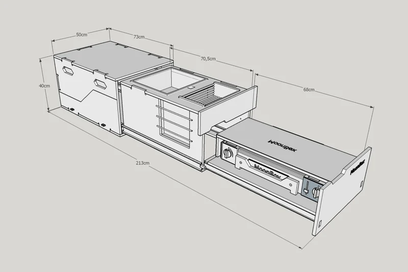 Moonbox Kitchenbox - Natur