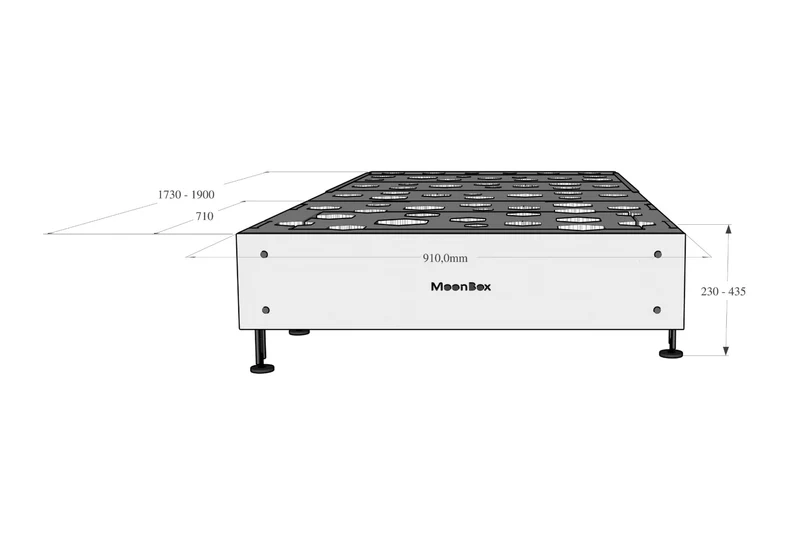 Moonbox Campingbox Minivan 91cm SLIM Weiss