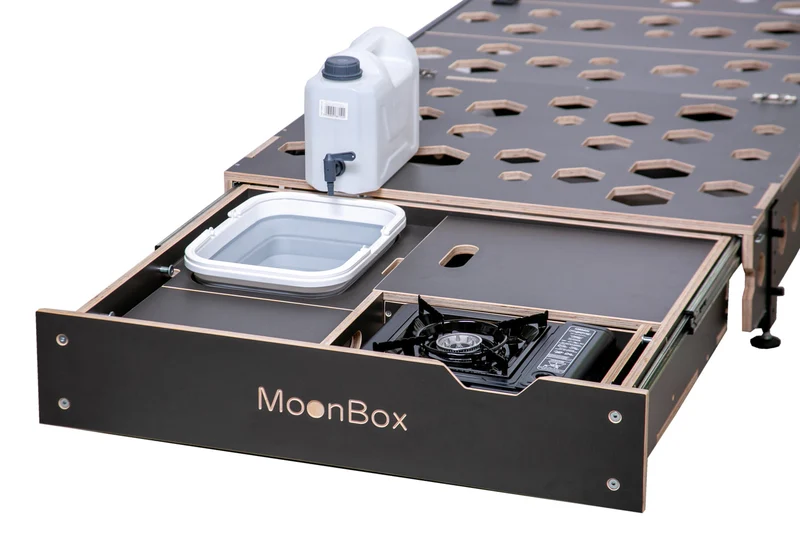 Moonbox Campingbox Minivan 91cm SLIM Dunkelgrau