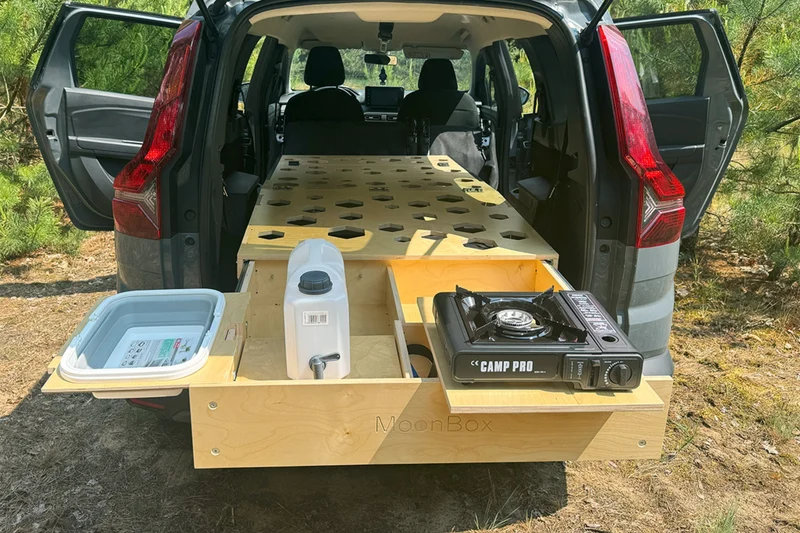 Moonbox Campingbox Minivan 91cm SLIM UV-Lack