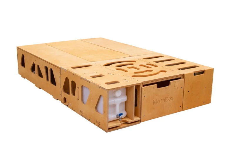 Moonbox Campingbox mit Tisch Van/Bus 115cm Modify Natur