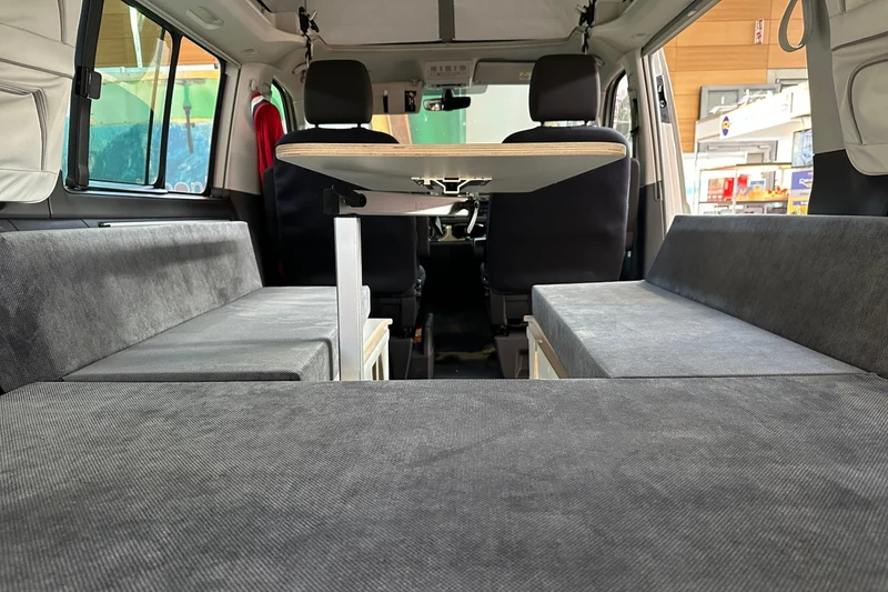 Moonbox Campingbox mit Tisch Van/Bus 119cm Modify Weiß