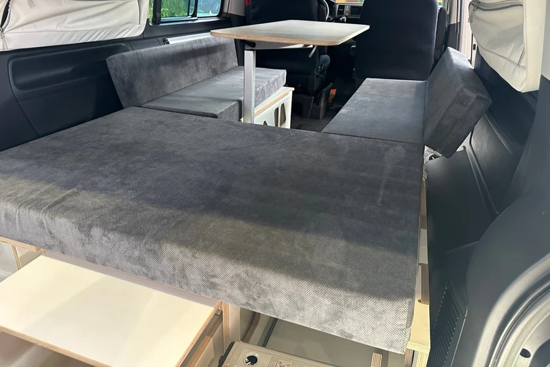 Moonbox Campingbox mit Tisch Van/Bus 119cm Modify Weiß