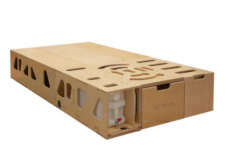 Moonbox Campingbox mit Tisch Van/Bus 119cm Modify UV-Lack