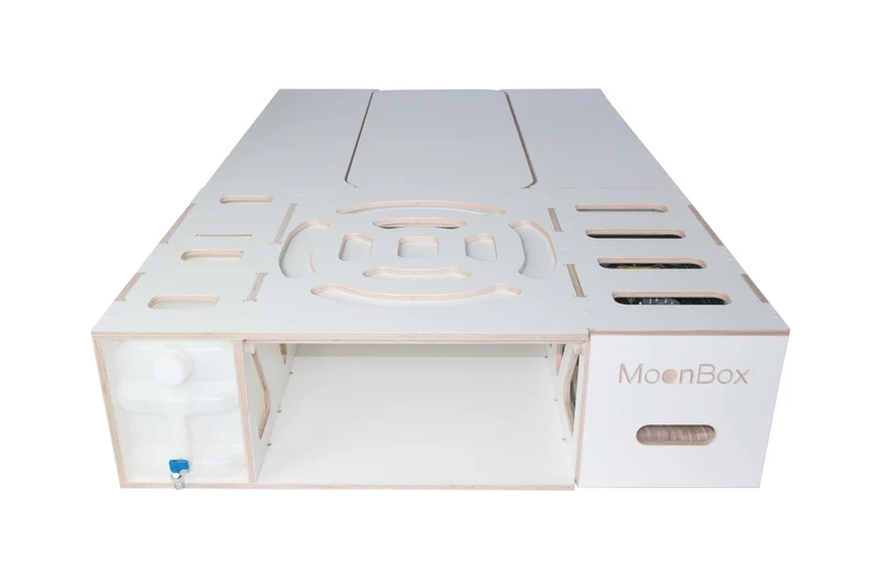 Moonbox Campingbox mit Tisch Van/Bus 124cm Weiß
