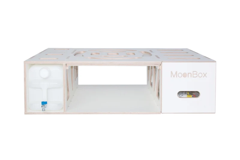 Moonbox Campingbox mit Tisch Van/Bus 124cm Weiß