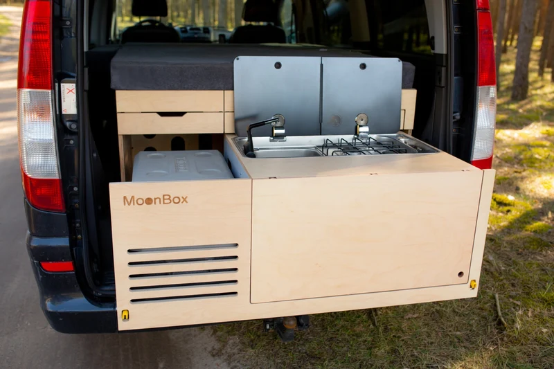 Moonbox Campingbox Van/Bus 119 Premium Natur