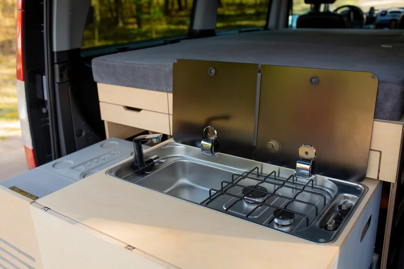 Moonbox Campingbox Van/Bus 124 Premium Natur