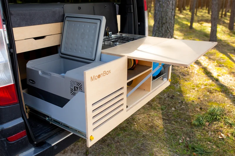 Moonbox Campingbox Van/Bus 124 Premium Natur
