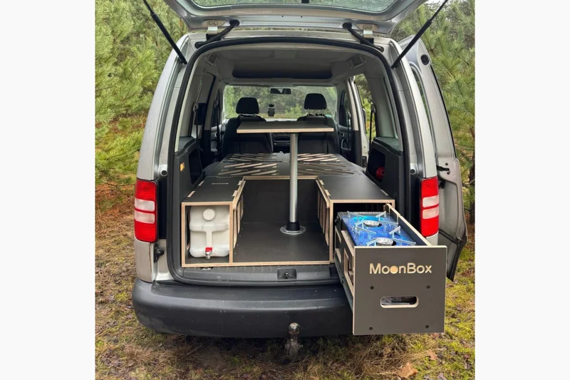 Moonbox Campingbox Minivan 100cm Modify Dunkelgrau
