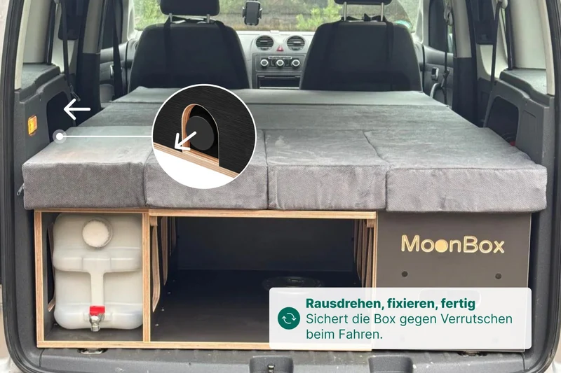 Moonbox Campingbox Minivan 100cm Modify Dunkelgrau