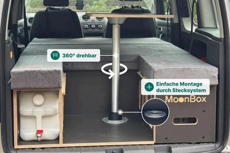 Moonbox Campingbox Minivan 115cm Modify Dunkelgrau
