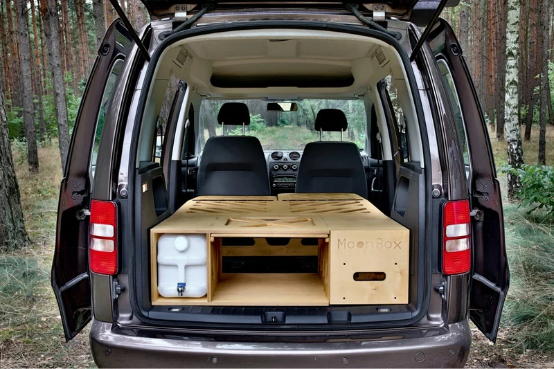 Moonbox Campingbox Minivan 115cm Natur
