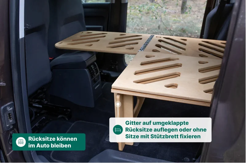 Moonbox Campingbox Minivan 115cm Natur