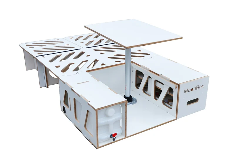 Moonbox Campingbox Minivan 100cm Modify Weiss