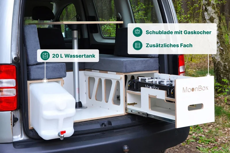 Moonbox Campingbox Minivan 111cm Modify Weiss