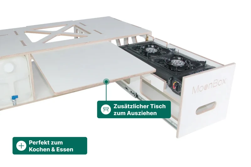 Moonbox Campingbox Minivan 111cm Weiss