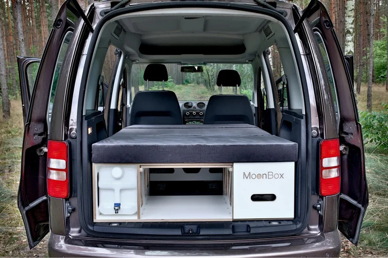 Moonbox Campingbox Minivan 115cm Weiss