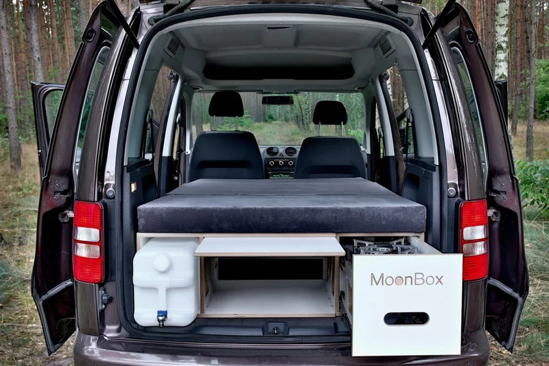 Moonbox Campingbox Minivan 115cm Weiss
