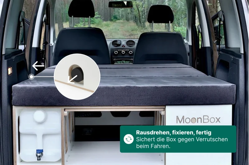 Moonbox Campingbox Minivan 115cm Weiss