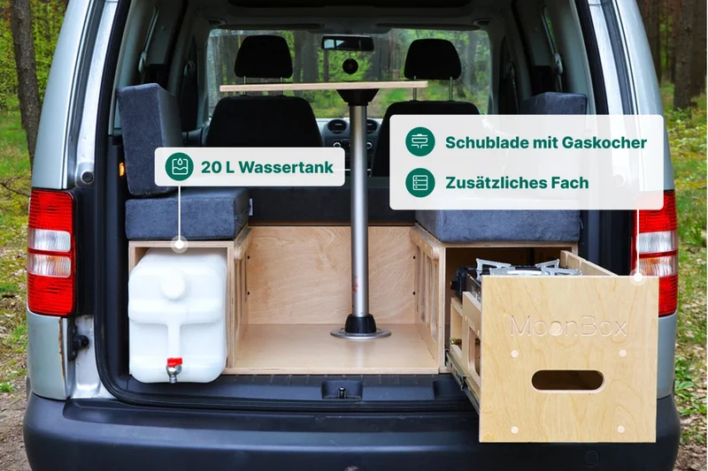 Moonbox Campingbox Minivan 100cm Modify UV-Lack