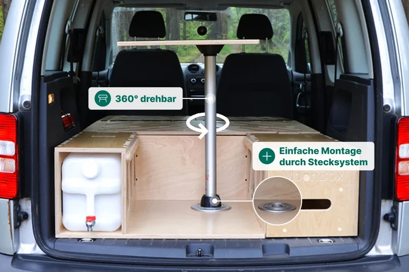 Moonbox Campingbox Minivan 100cm Modify UV-Lack