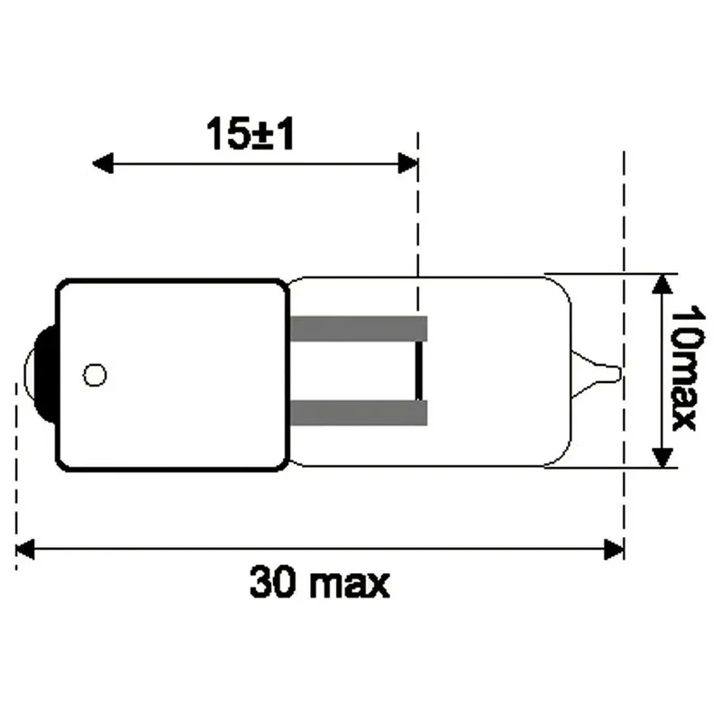 Osram Glühlampe Halogen 12V 6W - 1 - Stück