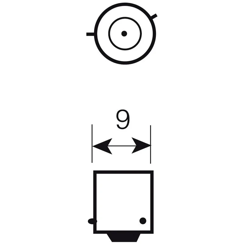 Osram Glühlampe Halogen 12V 6W - 1 - Stück