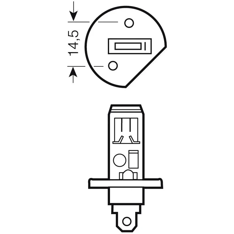 2 x Osram Night Breaker LASER H1 12 V 55 W - 1 - Satz