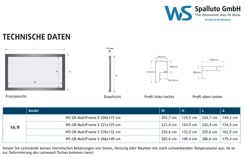 WS GR MultiformatFrame V inkl. Soundtuch
