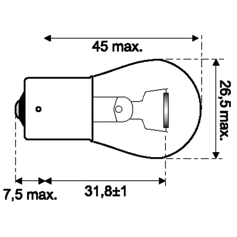 Osram Glühlampe Truckstar Pro 24V 21W HD - 1 - Stück